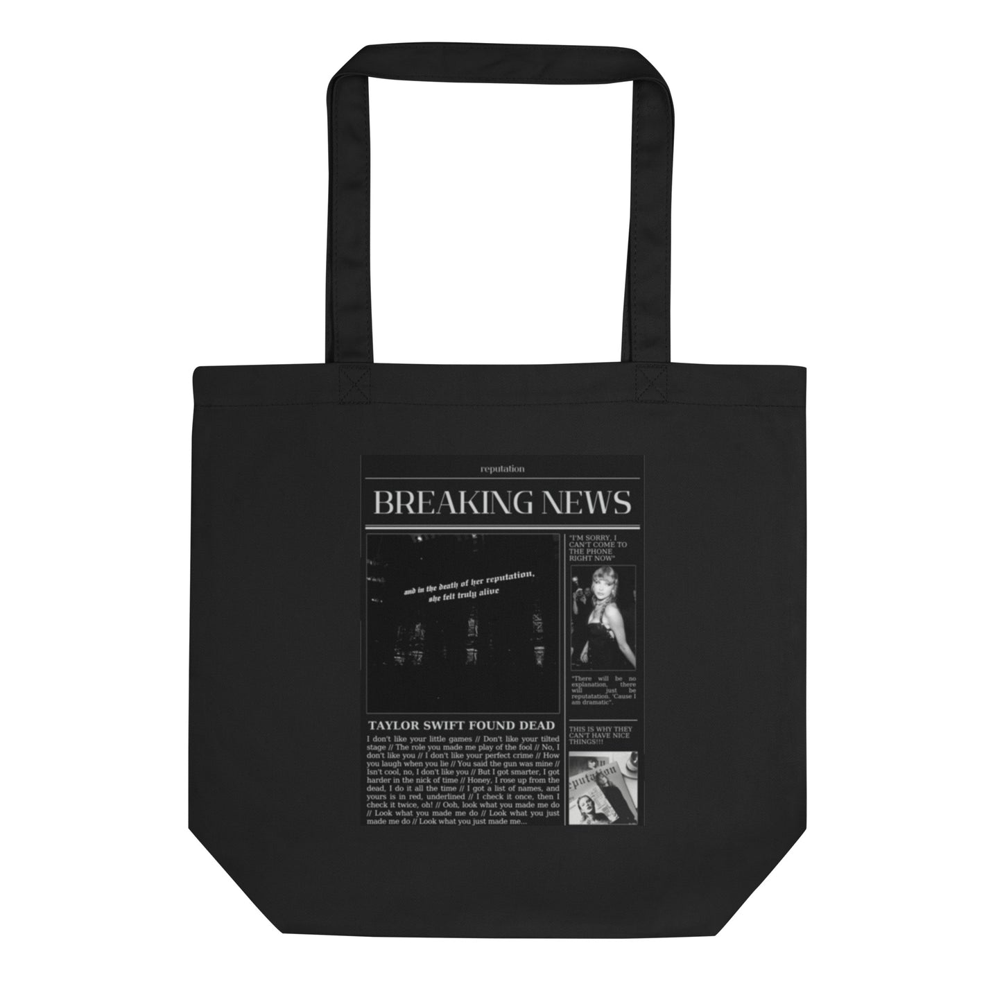 Breakimg News Tote Bag