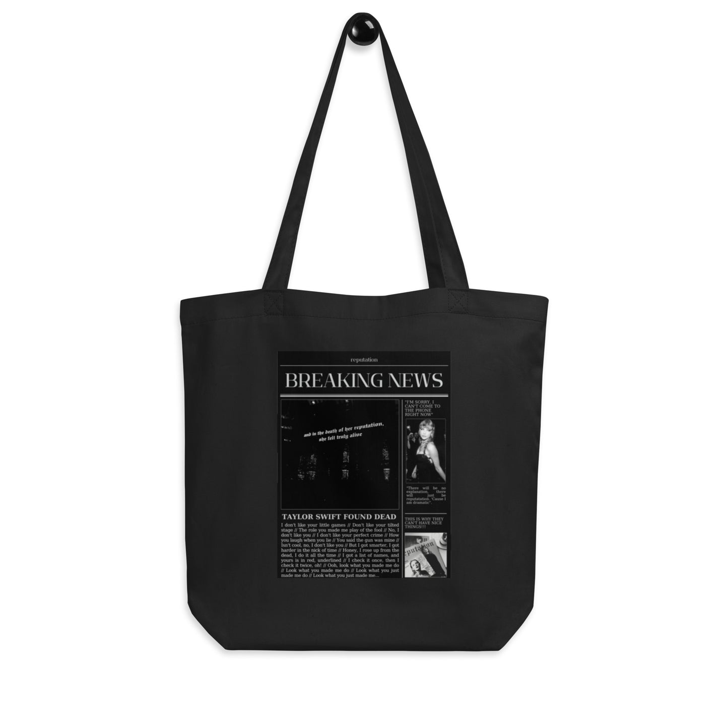 Breakimg News Tote Bag