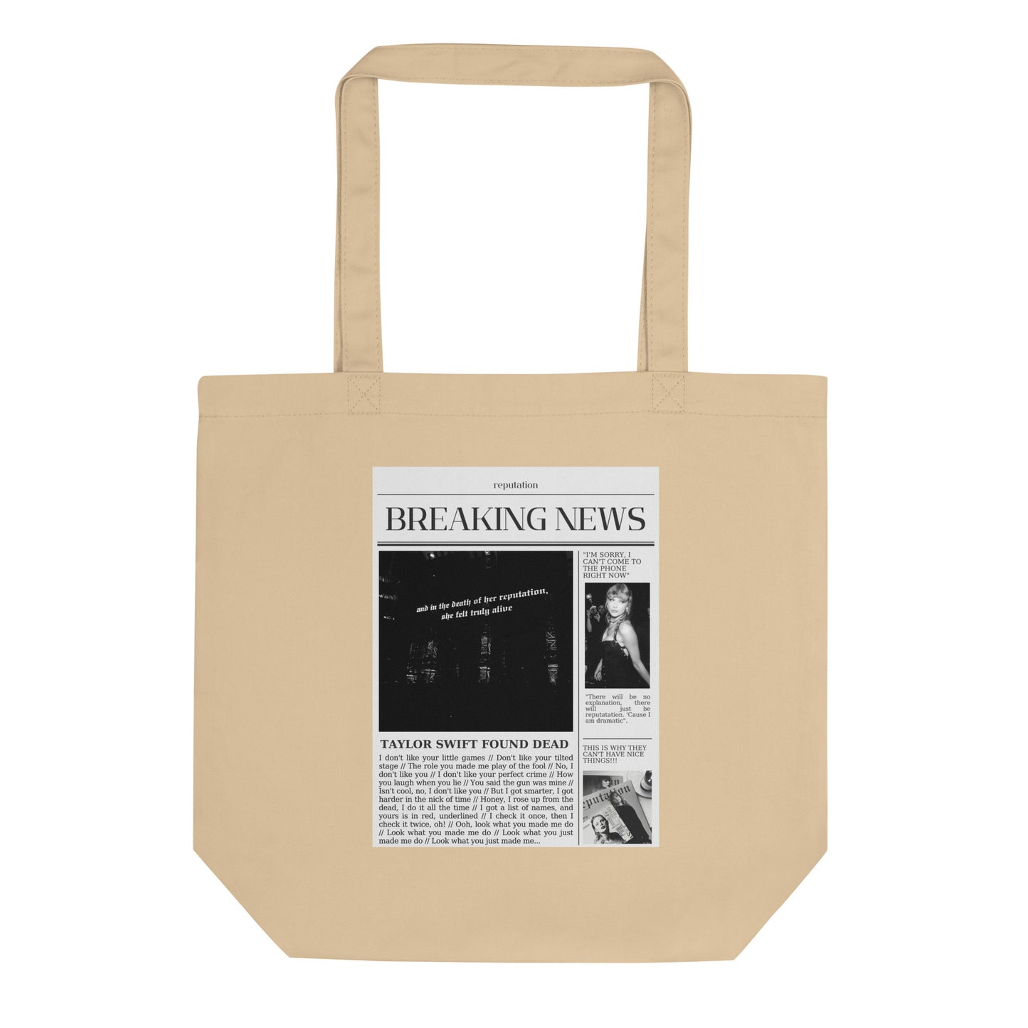 Breaking News White Tote Bag