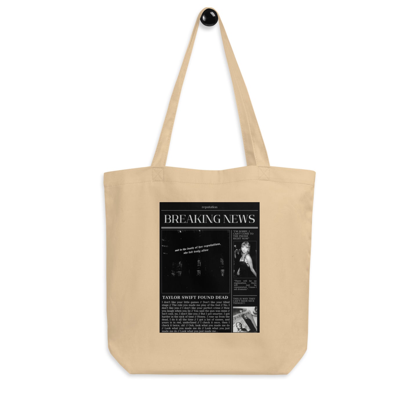 Breakimg News Tote Bag