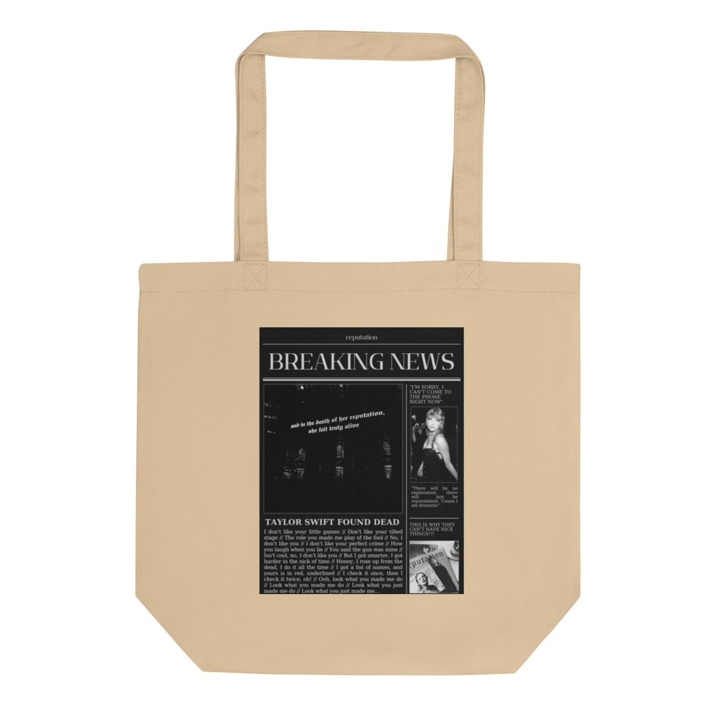 Breakimg News Tote Bag