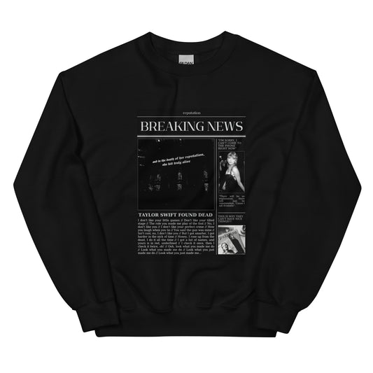 Breaking News Unisex Sweatshirt